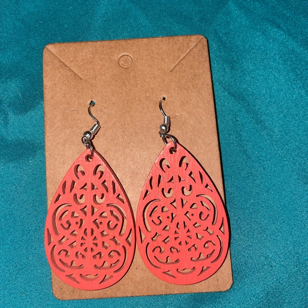 Wooden earring